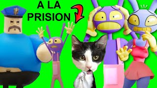 LA FAMILIA DE JAX! The Amazing digital circus Animacion / Reaccion de gatitos Luna y Estrella
