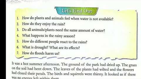 Class III | Chapter 16 Rain, Rain ,Come Again| Sun EVS | Renu Kherajani