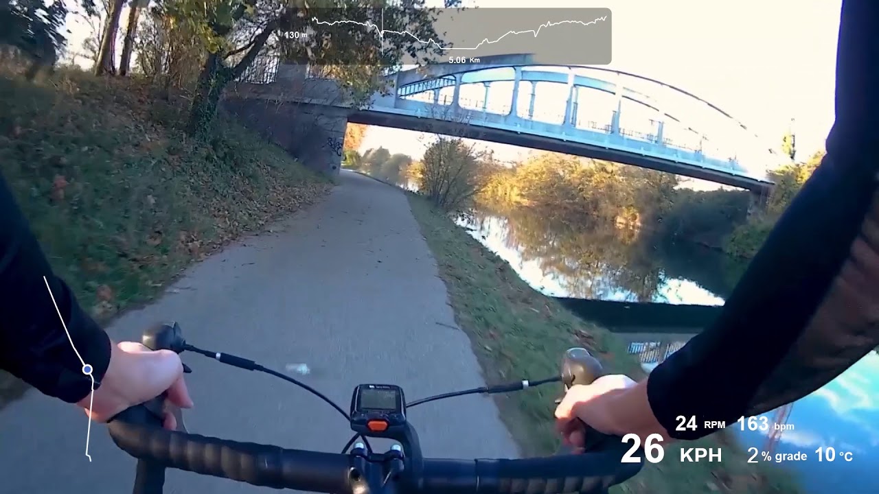 Test Ele cam Explorer - DashWare Triban 3 chest mount