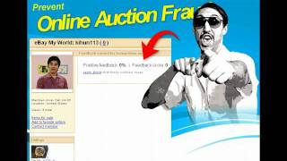 Prevent Online Auction Fraud - ebay - Amazon - Internet Safety