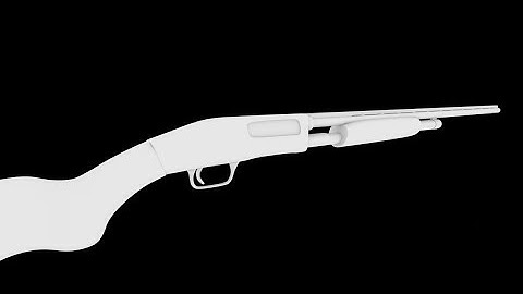 Speed Modelling Mossberg 500 Blender