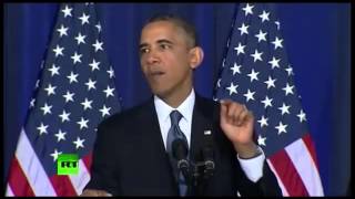 ОБАМА впал в столбняк на конференции !!! 2013 Obama