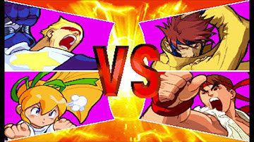 Marvel vs Capcom 1 ( Arcade ) - Roll / Captain Commando Playthrough ( July 19, 2018 )