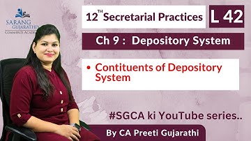 Class 12 | Secretarial Practices | Chapter 9 | Depository System | L 42 | HSC Board