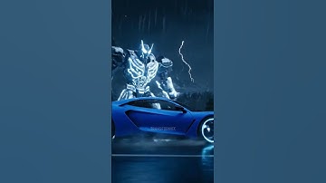 Neon Car Transforms Into Robot transformox