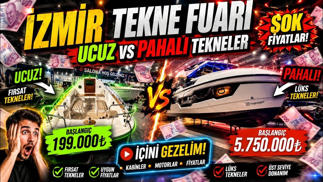 ⁣İZMİR TEKNE FUARINDA İRİLİ UFAKLI TEKNE FİYATLARI #tekne #teknedeyaşam #boating #yachtlife #olta