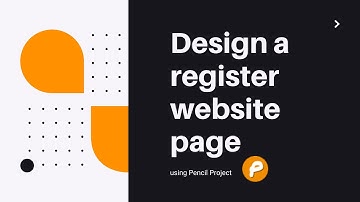 Design a Register authentification website page using Pencil Project