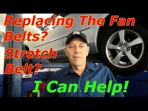 How to replace the drive belts on a 2005 Mazda 3