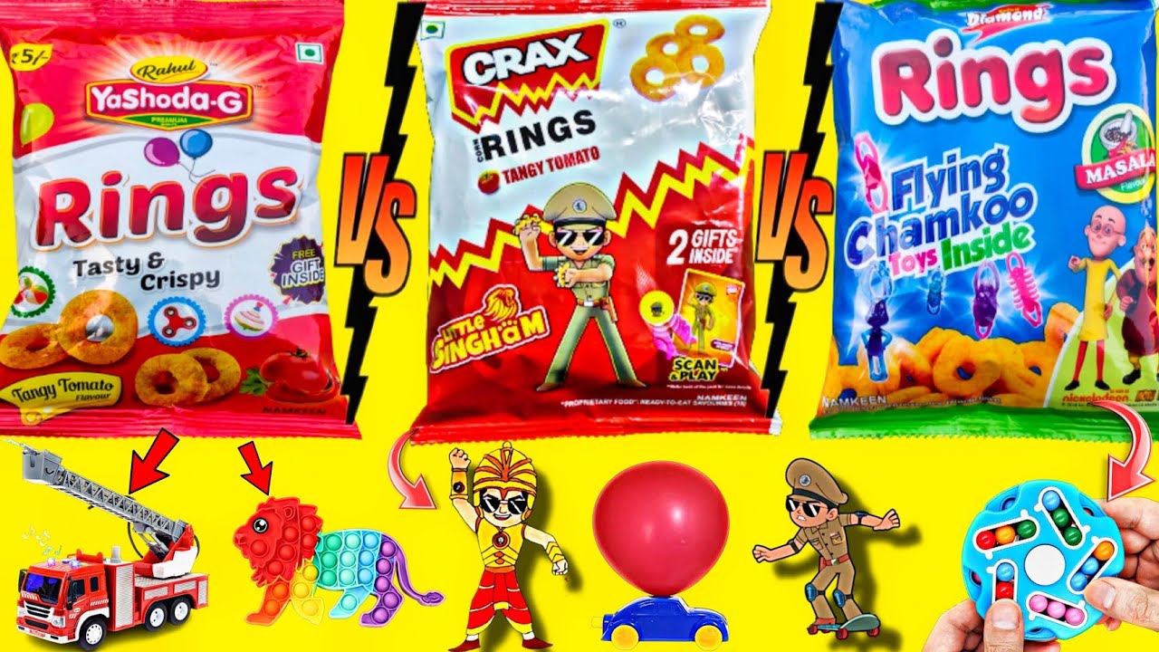 🤩 Crax Rings Little Singham Toys Vs Motu Patlu Rings Flying ️ Toys