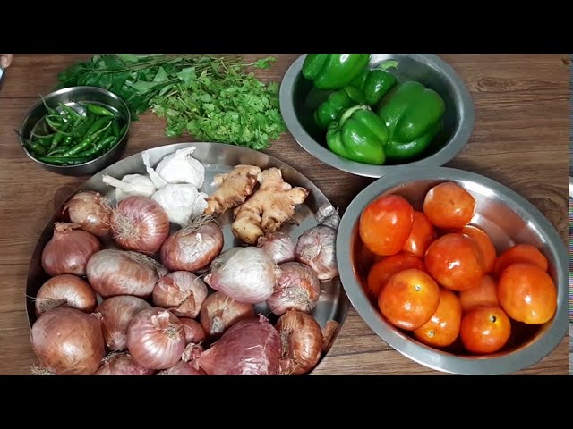 How to make Onion Tomato Masala Recipe (pyaaz aur tomato ka masala) Bhuna Masala | | Amrit