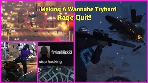 Making A Wannabe Tryhard Rage Quit! | GTA Online
