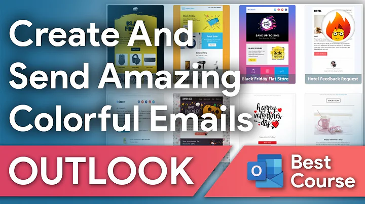 Créez et envoyez des emails incroyables et colorés avec Outlook