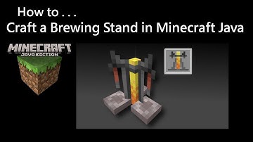 How To Craft a Brewing Stand in Minecraft Java 2024