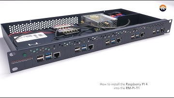 Raspberry Pi 4 - Product Installation for Rackmount.IT - RM-PI-T1