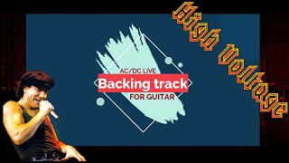 Backing track for guitar | AC/DC High Voltage (live)