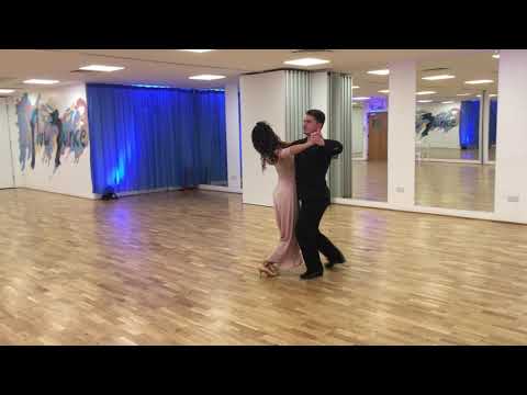 How to dance Left Opening Out in Slow Waltz - Improvers