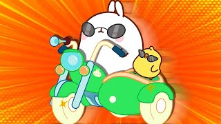 Molang - The side-car | Cartoons For Kids | Cartoon Crush