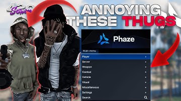 These RP Gangsters Got MAD... Phaze Mod Menu TOO OP! 😈 | 420 Services