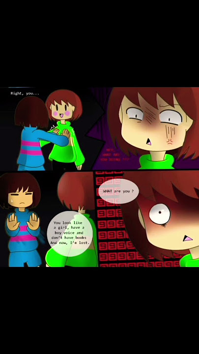 Thinking what's Frisk and Chara's Gender? #undertale #tobyfox