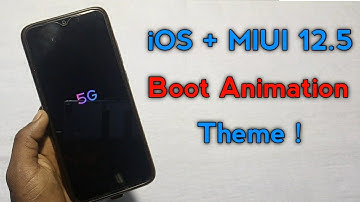 MIUI 12.5 Boot Animation Theme With 5G Logo | MIUI 12.5 Boot Animation Theme ? | MIUI 5G Logo Theme