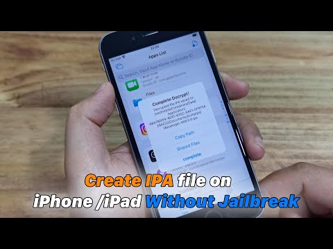 How To Create IPA File On iPhone /iPad Without Jailbreak