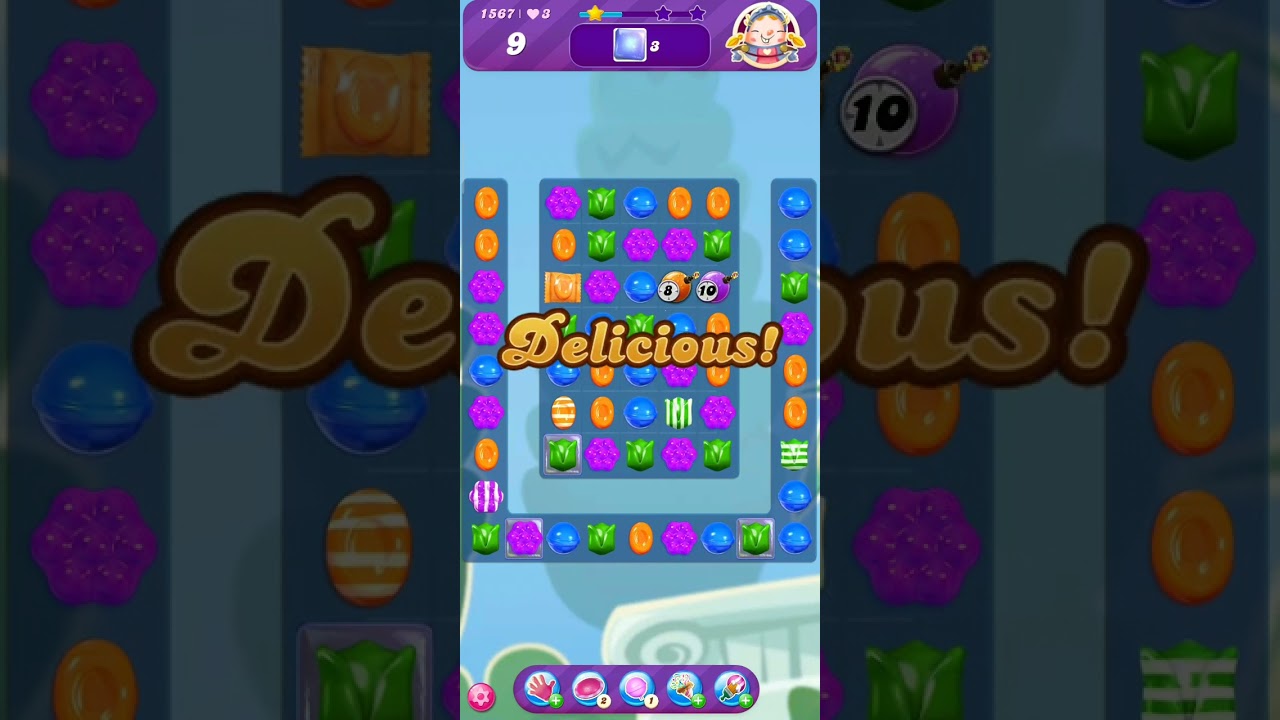 CANDY CRUSH SAGA LEVEL 1567