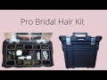 Pro bridal hair kit organization