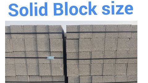 Solid Block Size | concrete solid Block Size | Solid Block weight | Solid Brick Block | Solid Block