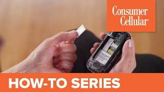 Consumer Cellular Envoy: Removing and Inserting the SIM Card (8 of 8) | Consumer Cellular