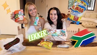 Australians try South African Snacks
