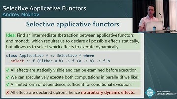Selective Applicative Functors