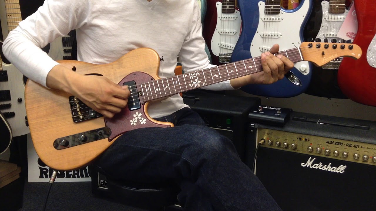 bacchus T-MASTER SAKURA-SP'18 【商品紹介@Guitar Planet】 - YouTube