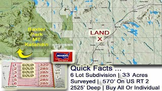 Land In Maine, 2 Lots For Sale | 33 Acres ME REAL ESTATE