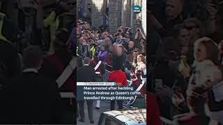 Famous Man arrested after heckling Prince Andrew as Queen’s coffin travelled through Edinburgh Wealth