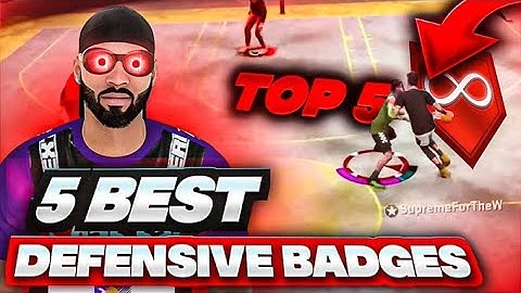 THE TOP 5 best and most ESSENTIAL DEFENSIVE badges in NBA 2K20! after patch 13!