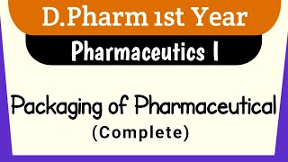 Packaging of Pharmaceuticals (Complete) | Pharmaceutics | Container | | Closure | | Rubber |