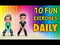 10 Fun Daily Exercise For Kids To Do At Home