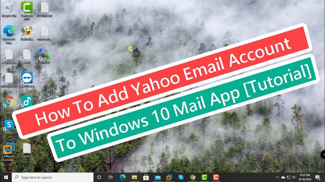 How To Add Yahoo Email Account To Windows 10 Mail App Tutorial YouTube