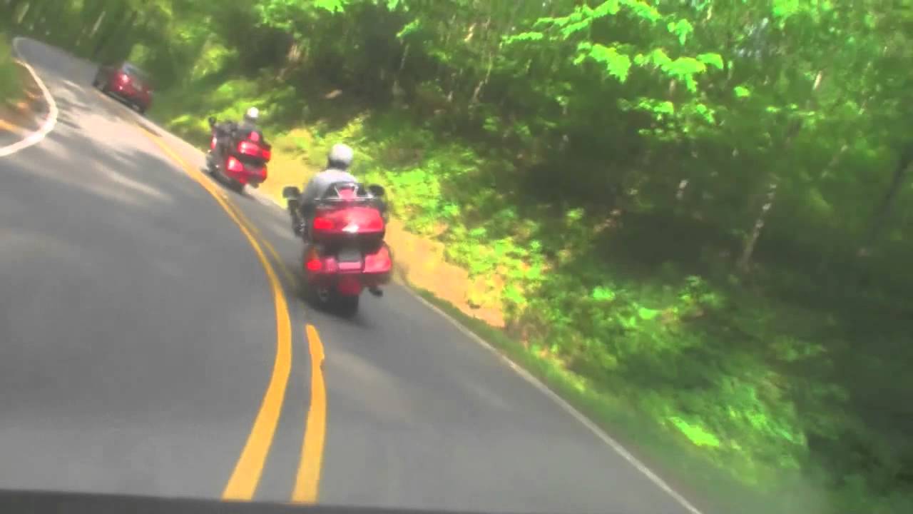 Goldwing GL1800 with a Car Tire on the Cherohala Skyway 5 YouTube