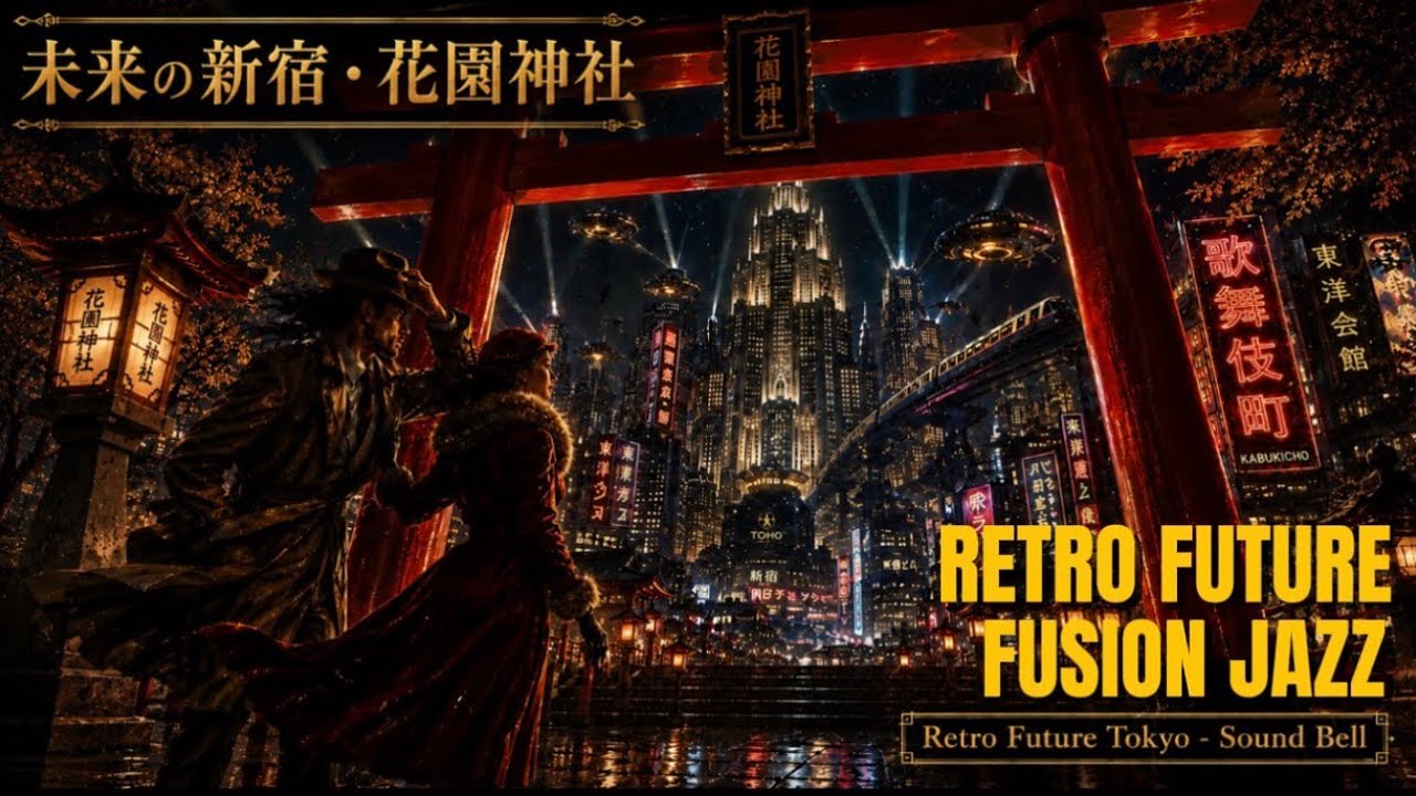 昭和が夢見た未来の新宿・夜 | Retro Future Fusion Jazz - YouTube