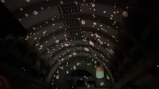 Mesmerizing Lightshow at the Grand Hall | Union Station Hotel, St. Louis, Missouri