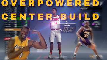 MOST OVERPOWERED POST SCORER BUILD IN NBA 2K20!! LITERALLY SHAQ WITH HOF SHOOTING  BADGES