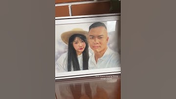 Tranh làm quà tặng sinh nhật // Món quà tặng ý nghĩa là tranh chân dung