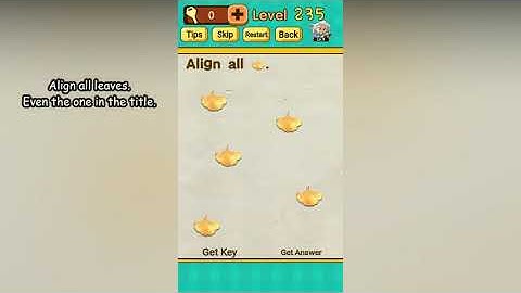 Mr Brain Level 235 Align all leaves