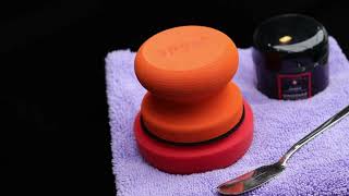 SPTA 3” Car Hand Wax Applicator Polish Clay Disc Pad Kit