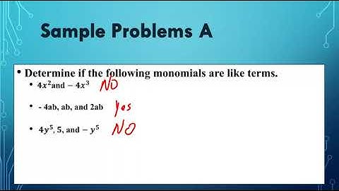 Lesson 7-1 Introduction to Polynomials