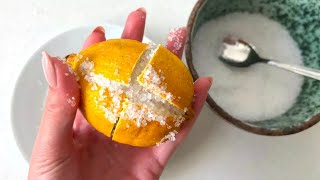 Przekrój Cytrynę, Posyp Solą I Połóż Na Stoliku Nocnym