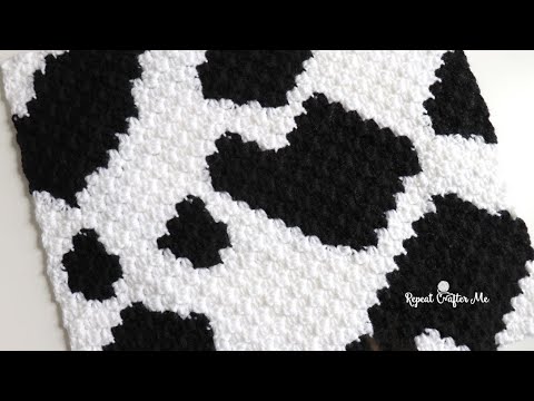 Mini C2C Cow Pattern