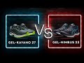 Сравнение кроссовок Asics: GEL-Kayano 27 vs GEL-Nimbus 23 | TopRun