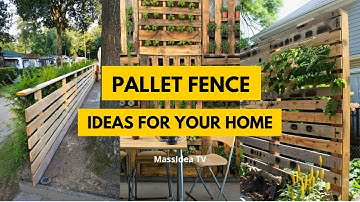 35+ Creative DIY Pallet Fence Ideas for Privacy and Style